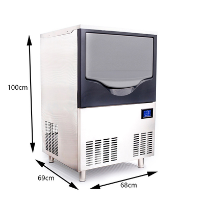 620w 65 KG LZ-200 Luna creciente máquina de hacer hielo 680 * 690 * 1000mm