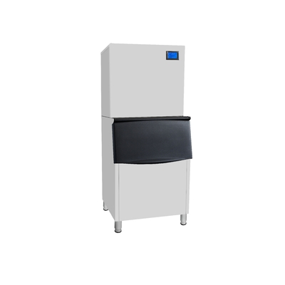 280kg/24hrs Refrigeración por agua Creciente fabricante de cubos de hielo con panel de control de touchpad eléctrico