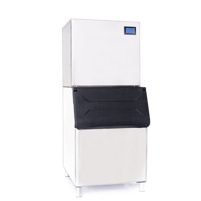 Máquina de hielo de media luna de acero inoxidable de corriente eléctrica 5.9A con capacidad de llenado de 680 g