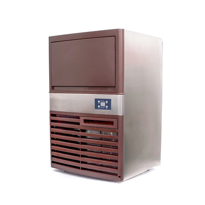 Fabricante de hielo de 40 kg/24 horas totalmente automático con almacenamiento de hielo de 20 kg y voltaje de 220 V