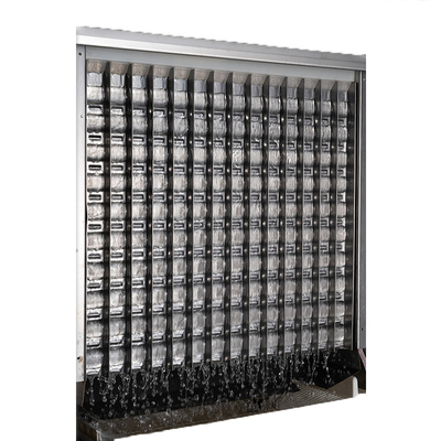 Máquina de hielo de media luna de tipo comercial de 220V con refrigeración de agua cristalina clara de 400 kg