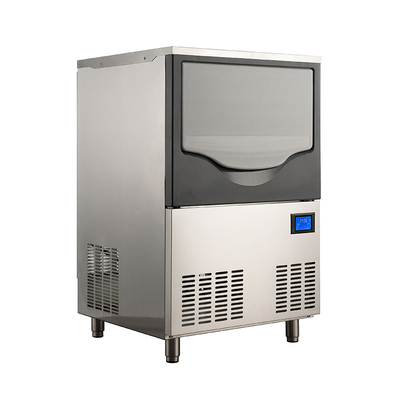 Ahorro de espacio Máquina automática de hielo de media luna 50 kg Capacidad de almacenamiento de hielo R22 refrigerante