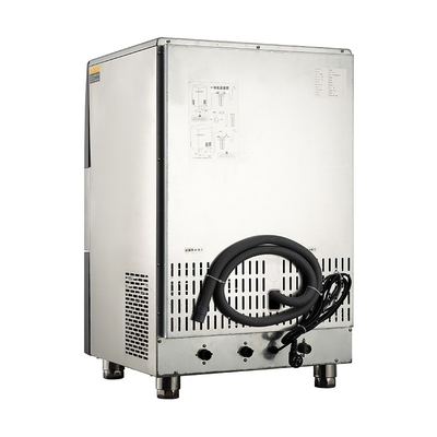 Ahorro de espacio Máquina automática de hielo de media luna 50 kg Capacidad de almacenamiento de hielo R22 refrigerante
