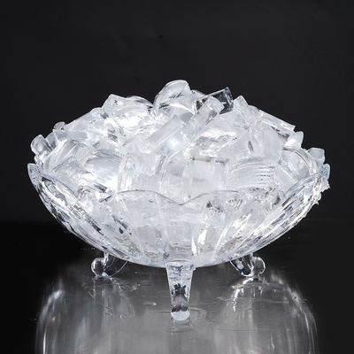 Ahorro de espacio Máquina automática de hielo de media luna 50 kg Capacidad de almacenamiento de hielo R22 refrigerante