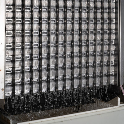 Capacidad de almacenamiento de hielo 200KG LZ-1000 Máquina de hielo comercial de cristal claro