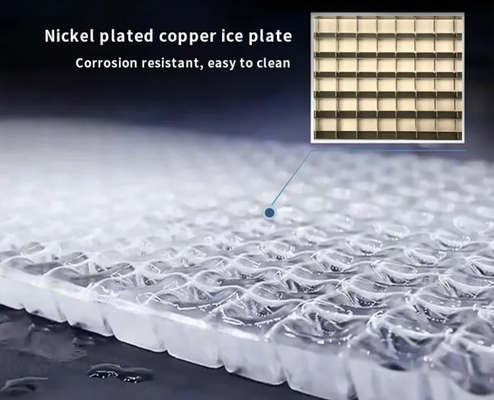 Capacidad de llenado 620 g Máquina de hielo planta de bloque comercial de cristal fabricante de hielo 500 kg