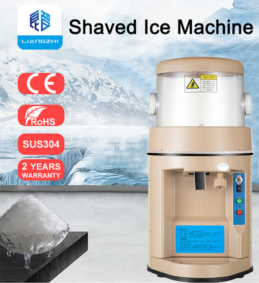 Función de hielo afeitado 8 kg/min LZ-168 Hawaiano fabricante de hielo industrial y triturador