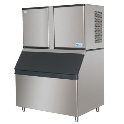 Gran potencia 900kg 24 horas Fuerte durabilidad Panel de control de touchpad Máquinas de cubo de hielo