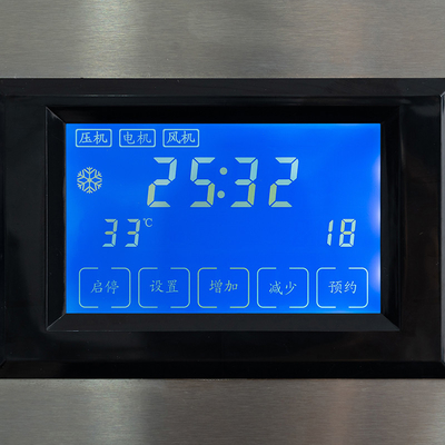 200 kg Máquina automática de hielo de bloque de cubo grande para la tienda de té KTV Bar Diseño inteligente