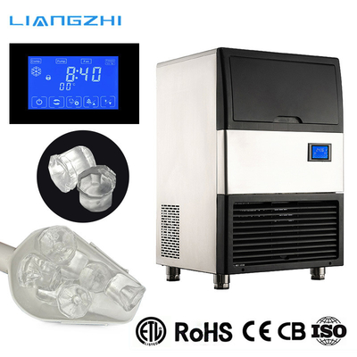 R22 Refrigerante LZ-60 Máquina para hacer hielo cilíndrico con una potencia de 28 kg