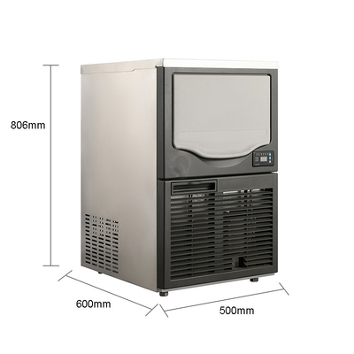 Compresor Bitzer 100kg 24 horas LZ-220 Máquina de hielo eléctrica con enfriamiento por aire Granulador de hielo
