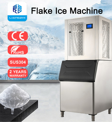 1500 kg por día LZ-1.5 Fujian Snowkey máquina de hielo en escamas comercial