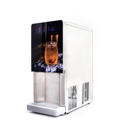 R404a Máquina eléctrica de cubos de hielo para refrigerantes con dispensador de agua y operación sencilla