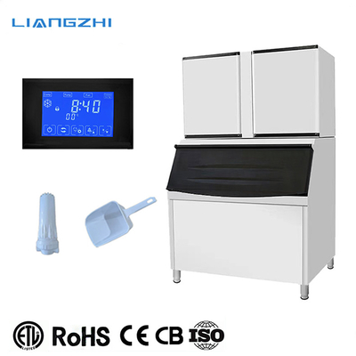 Fabricantes de helados de comida rápida Máquina de hielo granular para almacenamiento de alimentos Producción de 1000 kg al día LZ-2000
