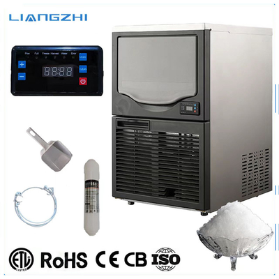 Diseño de la máquina de hielo granular LZ-220 con 100 kg de rendimiento diario y 30 kg de capacidad de almacenamiento de hielo