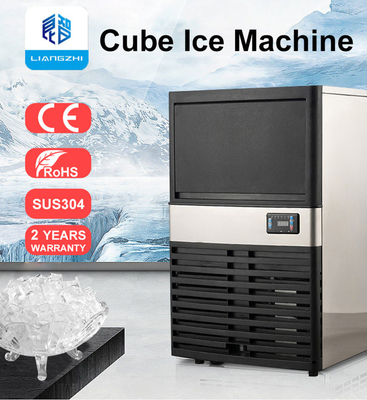 Máquina para hacer cubos de hielo comercial de 220 V LZ-120 Produciendo 50 kg de hielo de cristal en 24 horas