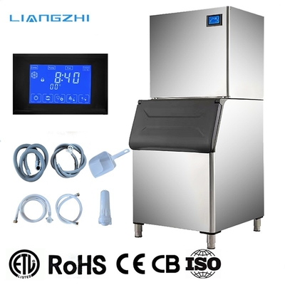 220 kg al día LZ-500 Máquina automática para hacer hielo granular para congeladores de supermercados