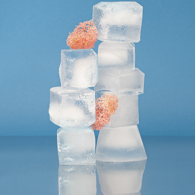 TECUMSEH 320kg 450kg Fabricantes de cubitos de hielo comerciales con sistema de enfriamiento por agua para la industria