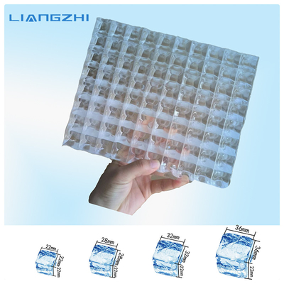 Máquina automática de cubos de hielo LZ-260 de 93 kg de capacidad para barras con almacenamiento de hielo de 60 kg