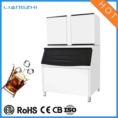 Máquina de fabricación de cubos de hielo de 380V comercial de 900 kg 1236*600*670mm, 1230*960*1230mm